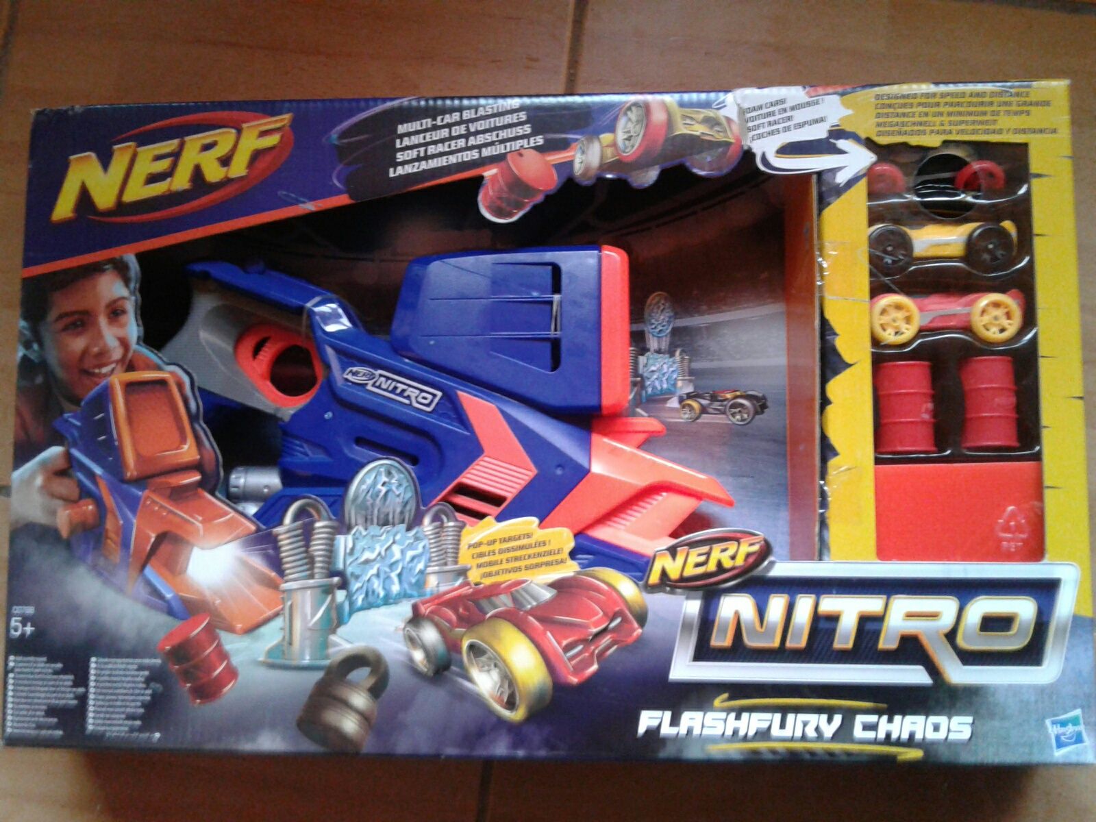 Set lansator si masinute Nerf Nitro Flashfury Chaos, nou