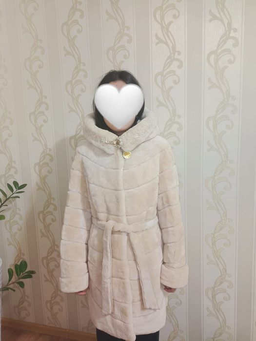 Мутон шуба, қымбат зат, жағдайы жақсы, көп киілмеген