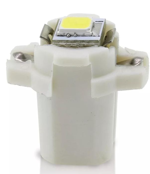 автомобилна индикаторна лампа  b8.3d 1x5050 -12v бяла zollex b0113