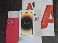 КАТО НОВ 256GB iPhone 14 Pro A1 Гаранция 2025г. GOLD / Златен