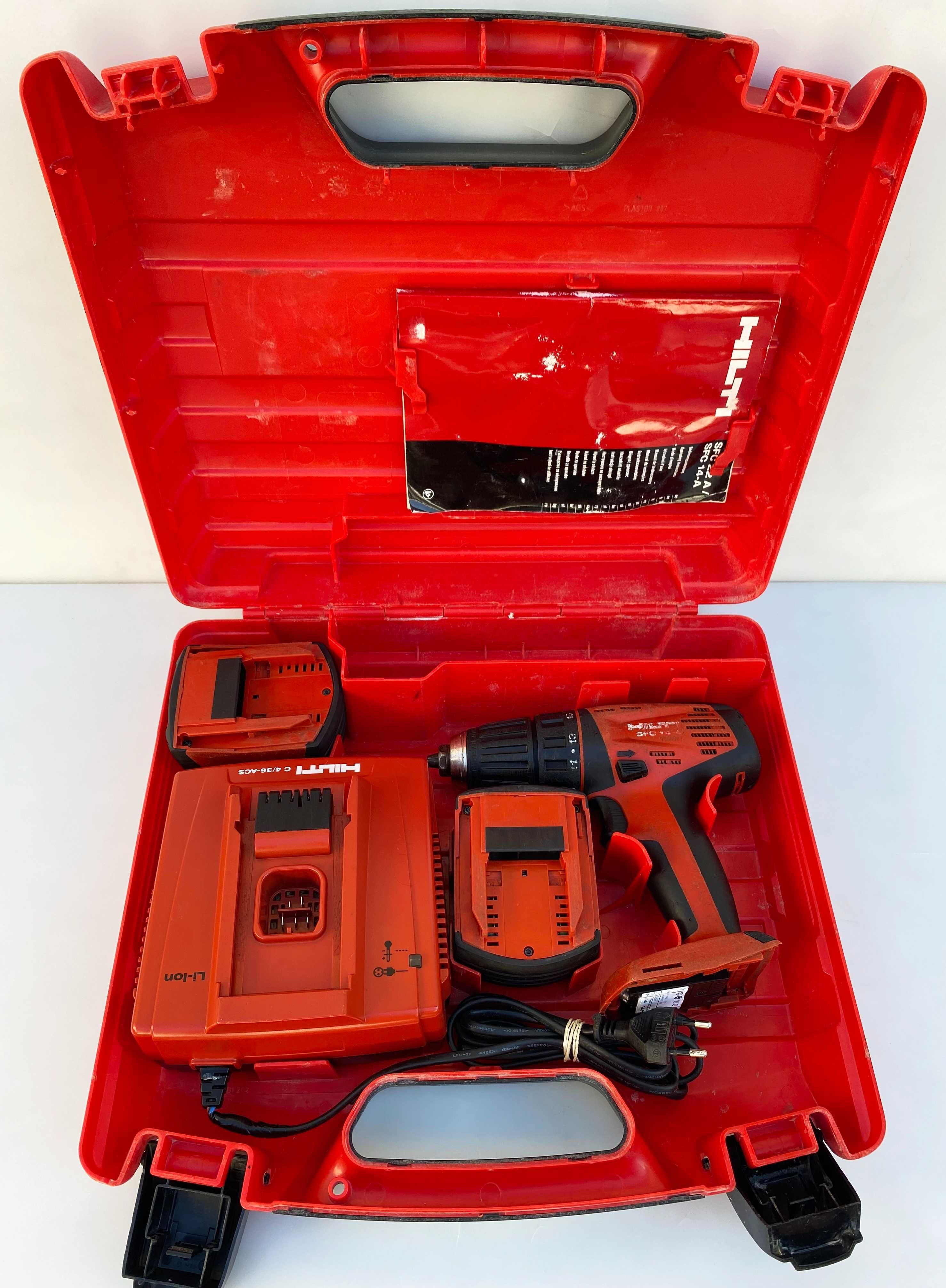 Hilti SFC 14-A - Акумулаторен винтоверт 2x14.4V 3.3Ah