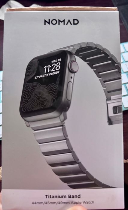 Титаниева каишка за Apple Watch NOMAD 44/45/49 mm