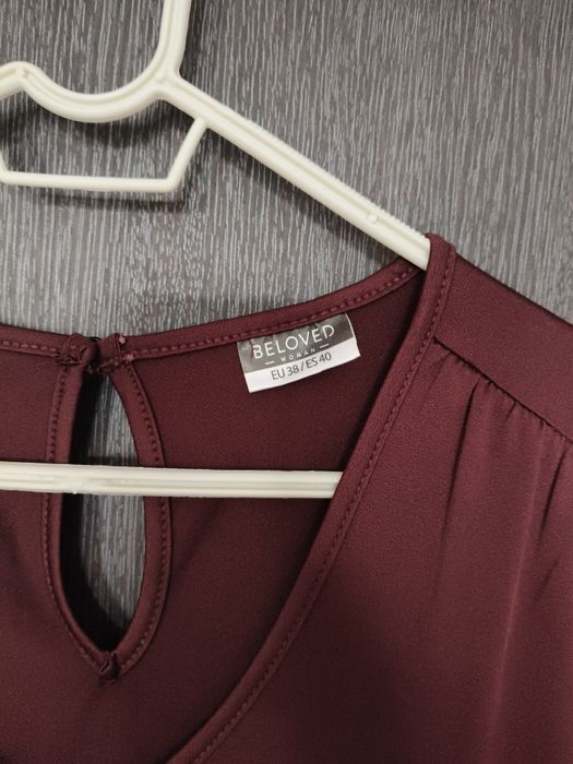 Rochie elastică vișinie