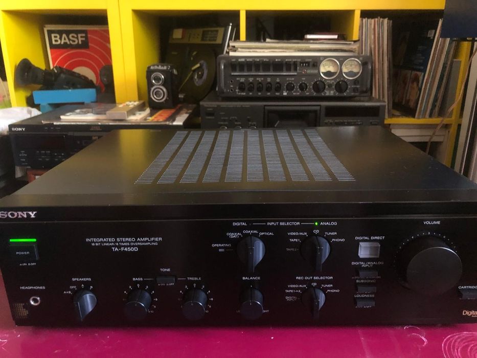 Amplificator Sony TA-F 450 d și minidisc Sony MDS -JE 300