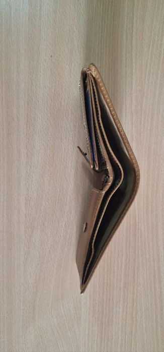 Portofel din piele naturala cu vultur