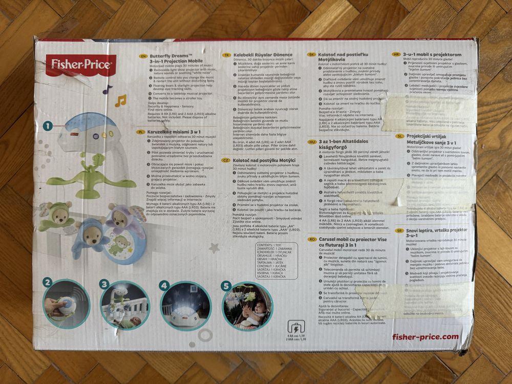 Fisher Price Carusel functional, completAchizitionat nou folosit 2 ani