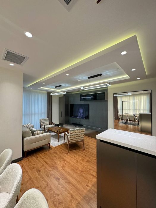 С ремонтом видом на парк Nest One Tashkent City 88м2 3х комнатная