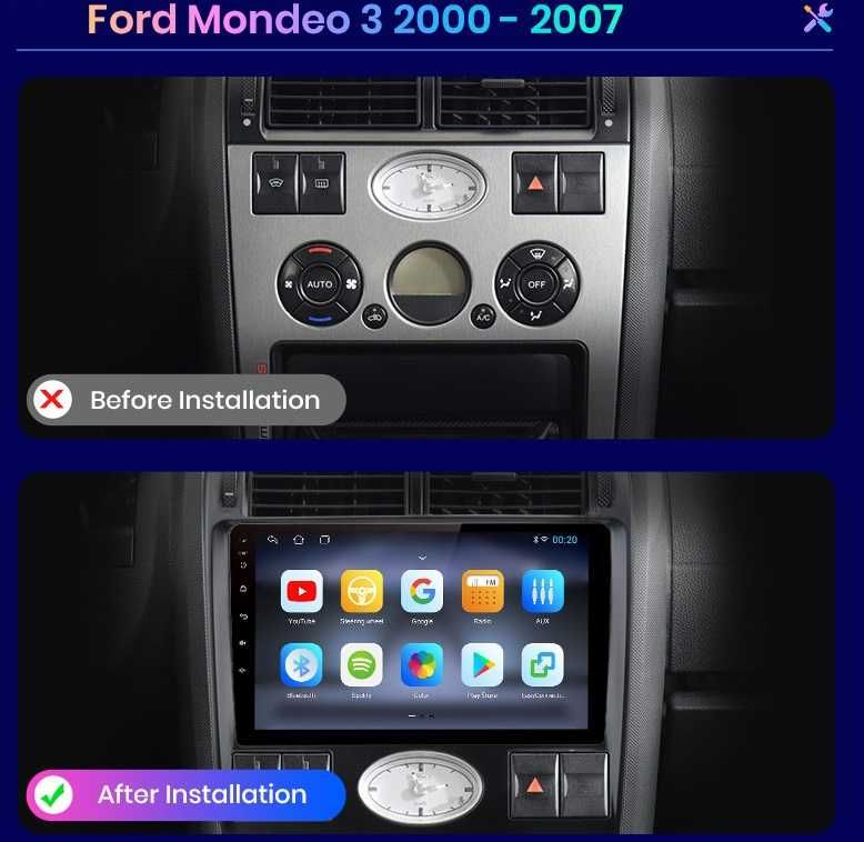 Мултимедия за Ford Mondeo MK2 Android Навигация 2004 Двоен дин 2DIN