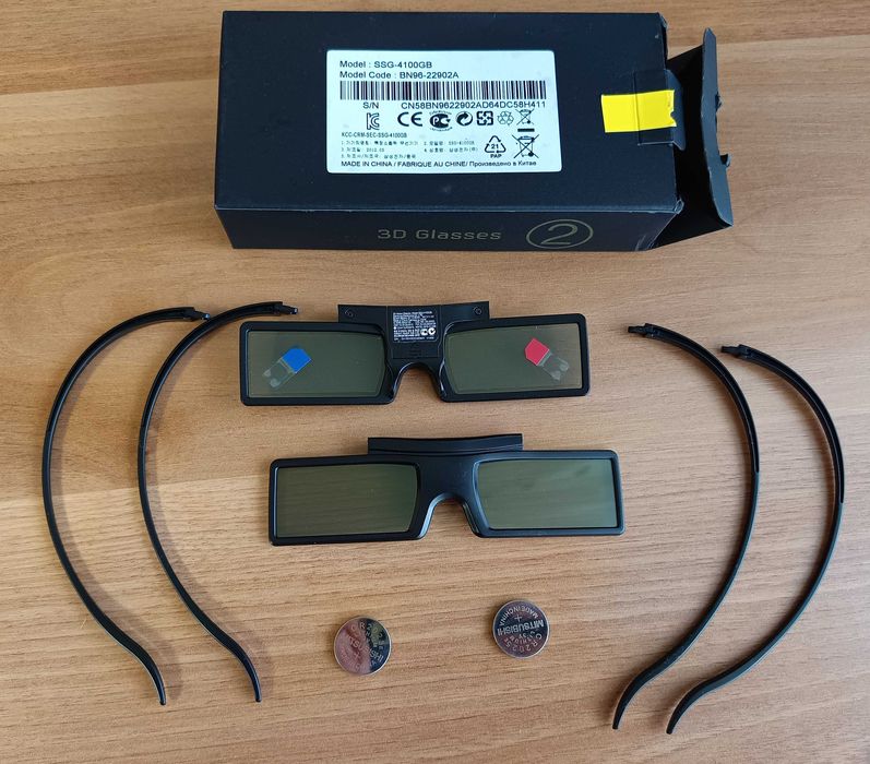 Set 2xOchelari 3D Active Glases Samsung SSG-4100Gb BN96-22902A noi
