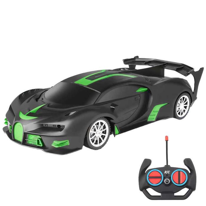 RC кола 1/18 с LED светлини – спортна високоскоростна радиоуправляема