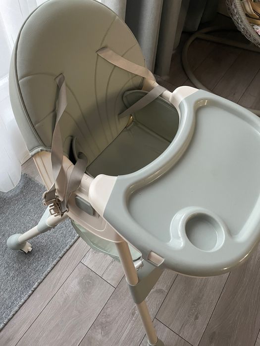 Scaun de masă pliabil 4în1 KinderVibe™, verde – ca nou, folosit 3 luni