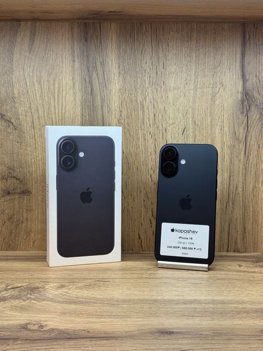  Apple iPhone 16 256 gb | 100% | kapashev mobile