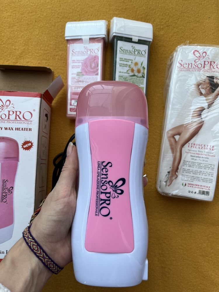 Set epilator cu ceara