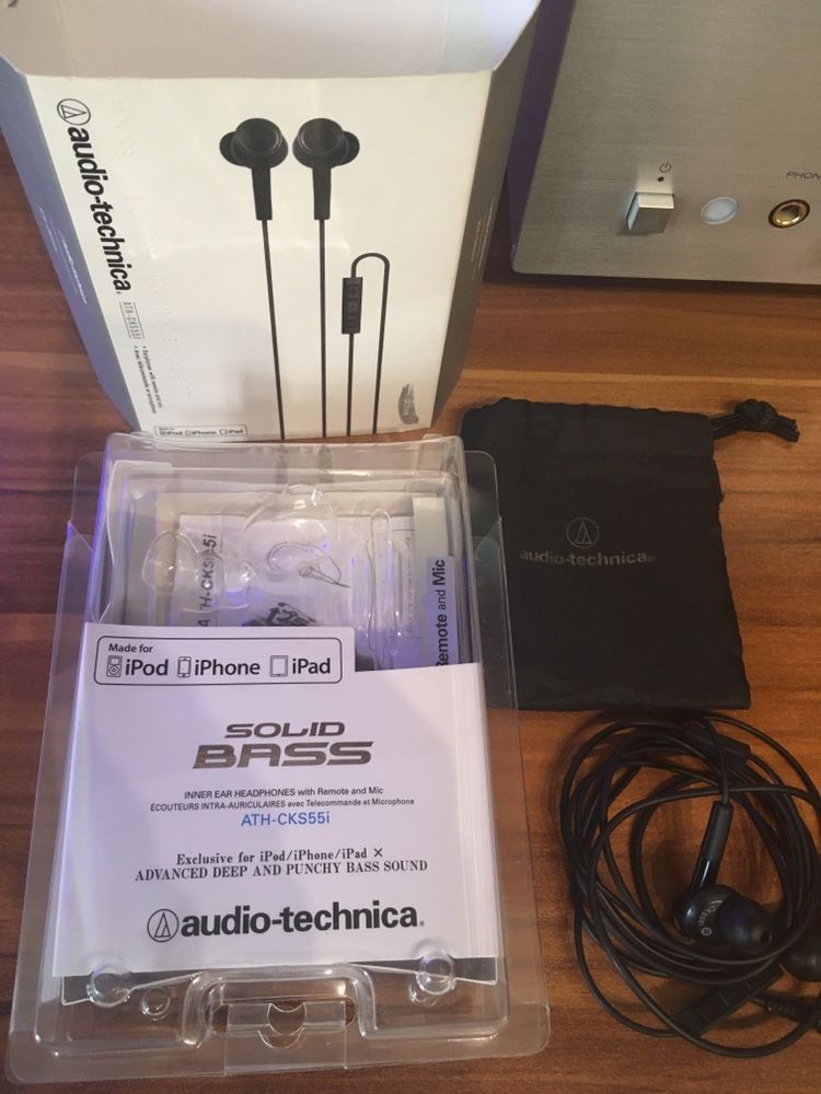 Casti Audio-Technica ATH-CKS55i (certificare Apple!)