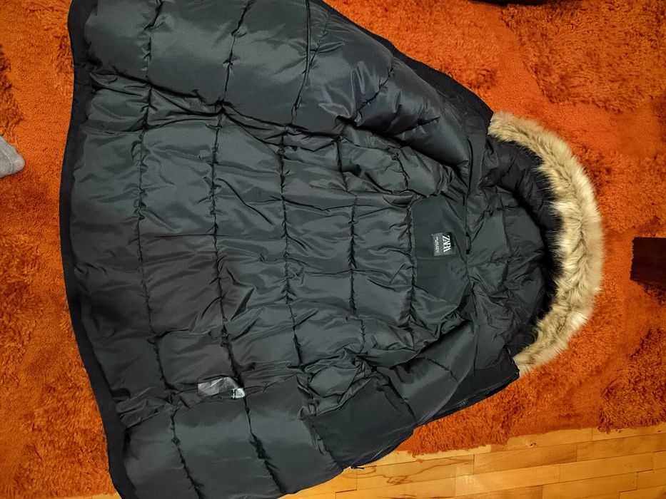 Мъжко зимно яке ZARA парка  72лв