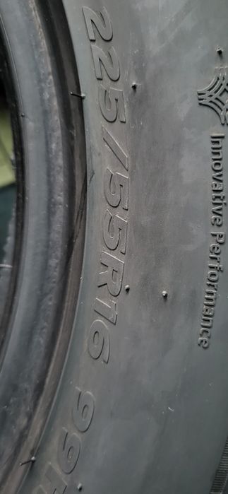 2 anvelope  225 55 16  hankook iarna 2024 6,2mm