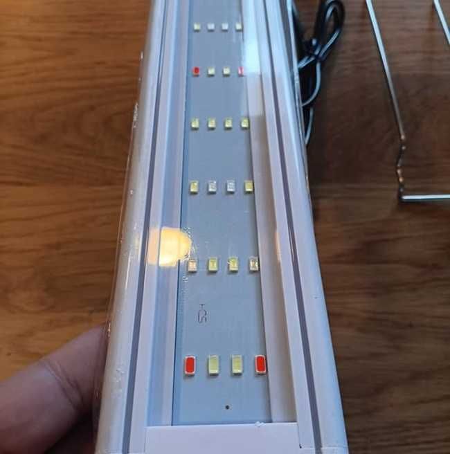 НОВО! LED осветление за аквариум, лампа, 40–60 см, пълен спектър