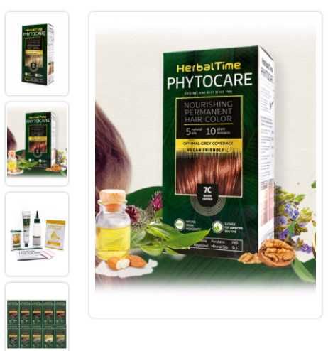 Vopsea permanenta profesionala 90% ingrediente naturale