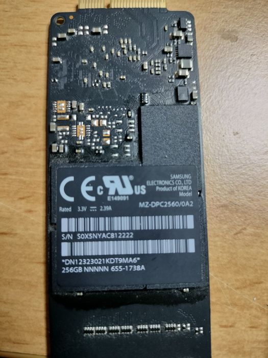 SSD Samsung 256 GB