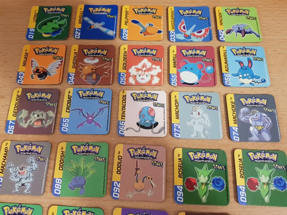 Pokemon Advanced Staks Panini (magnetI) an 2003 RAR