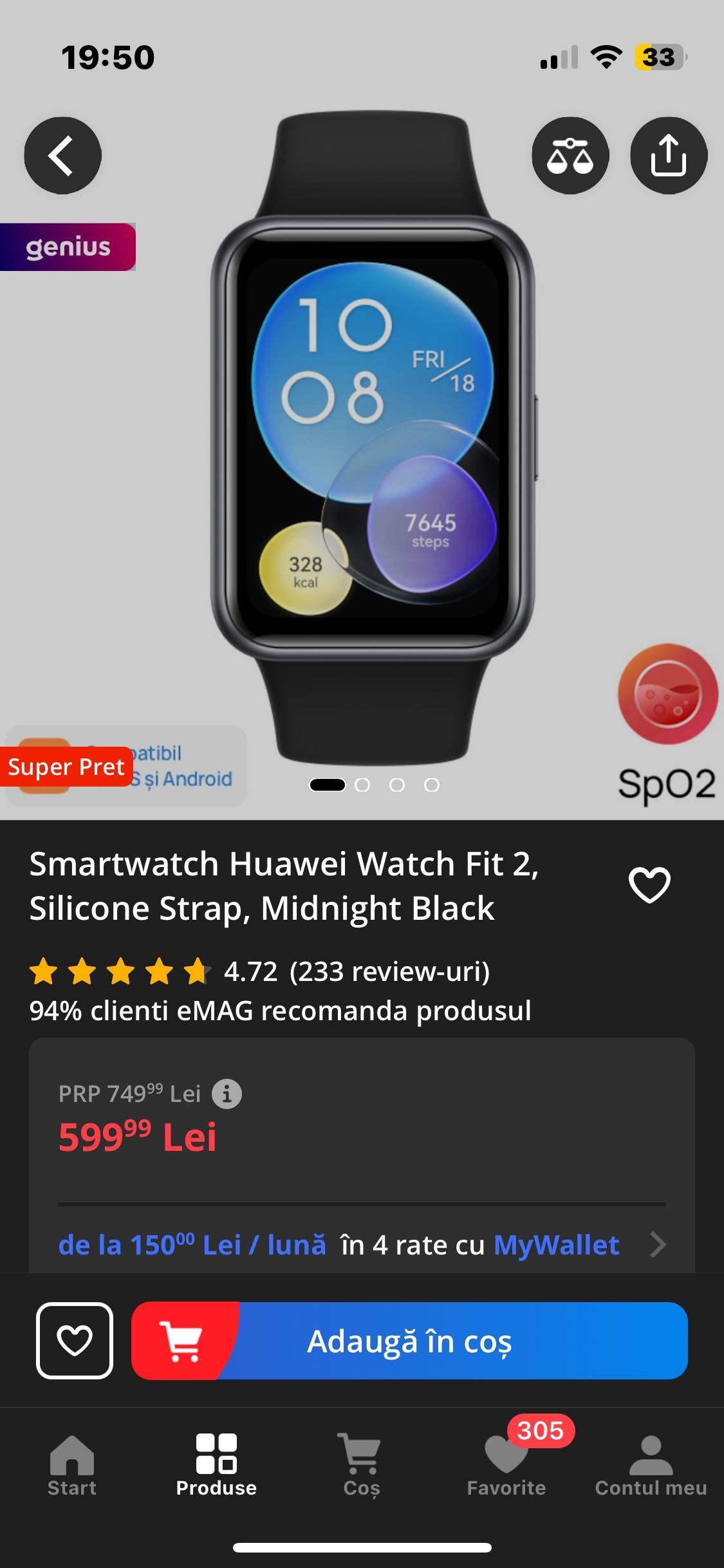 Huawei Watch Fit 2 Active