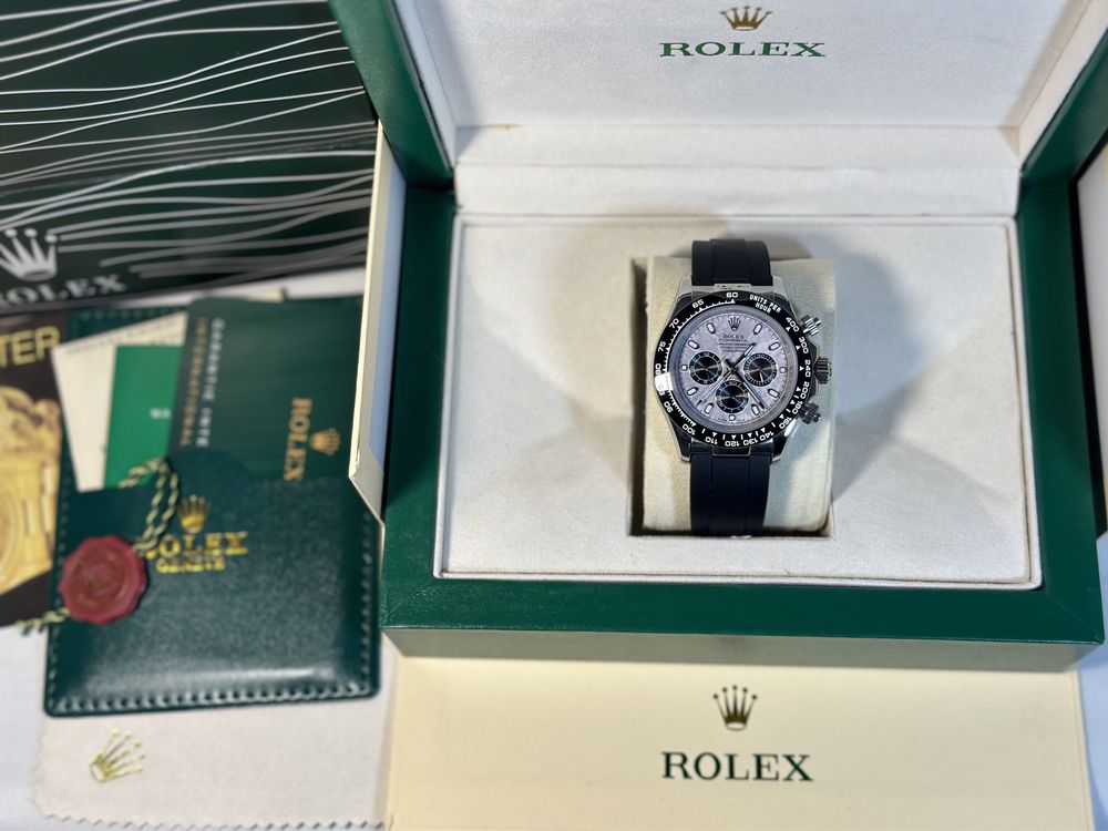 Rolex Daytona Cosmograph “Meteorite”Black Rubber Strap 40mm