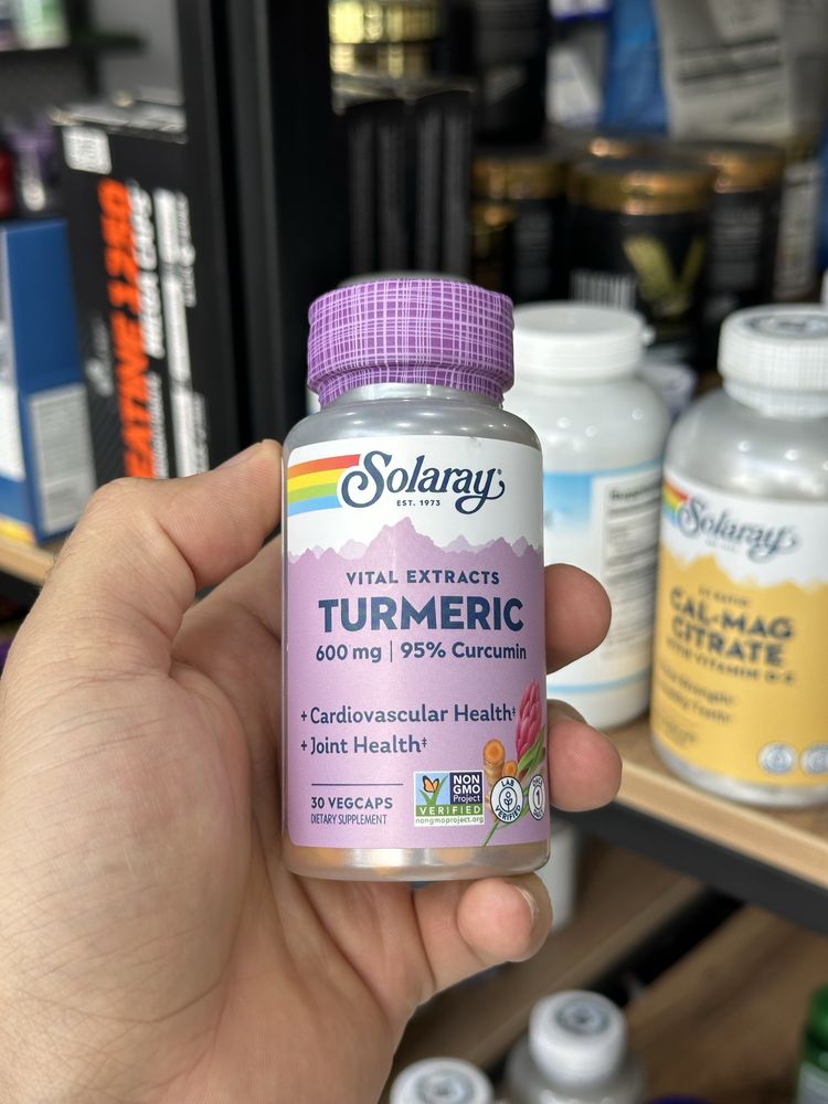 Solaray Turmeric 600 mg 30 капсул