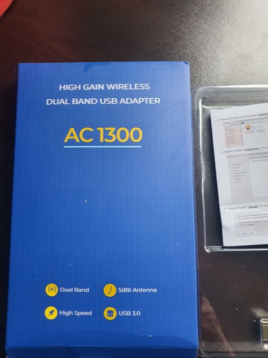 Безжичен WiFi USB 3.0 адаптер