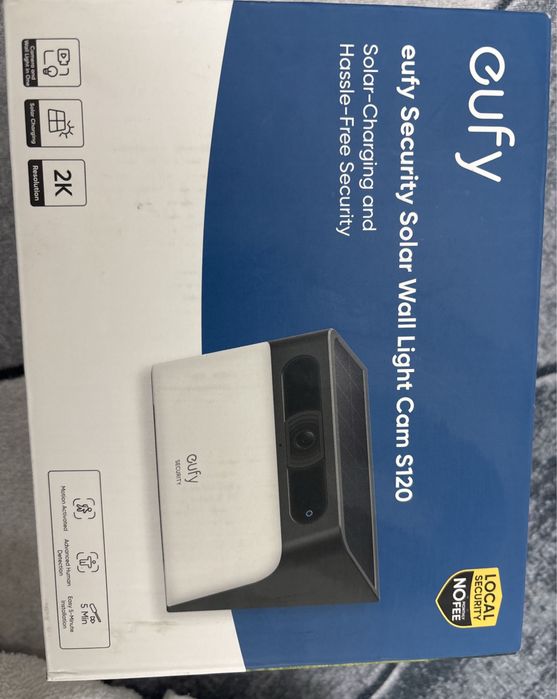 Eufi security solar Wall Light cam s120