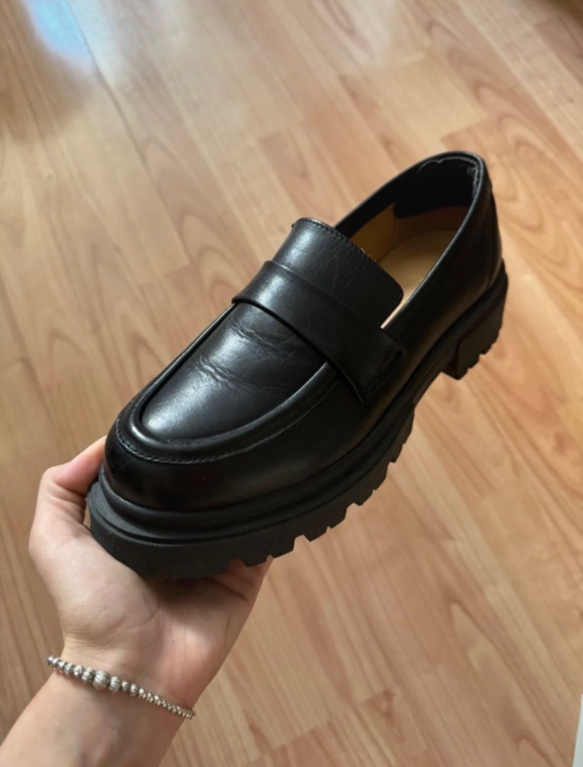 Loafers de piele