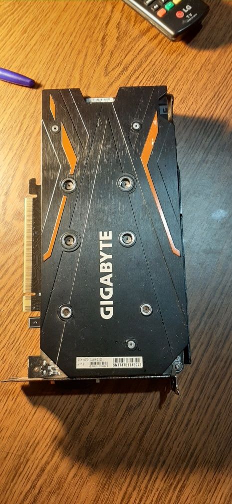 Видеокарта gigabyte G1 GAMING 1050 ti 4 gb 2х fan