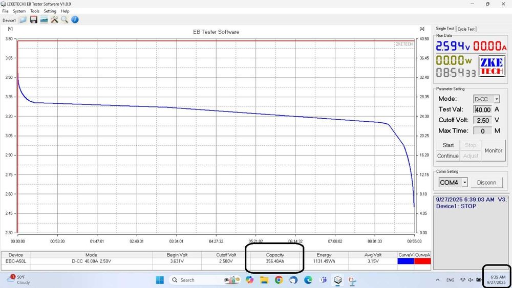 Baterie 12V, Celule Rept 355Ah, Bms Jk 200A