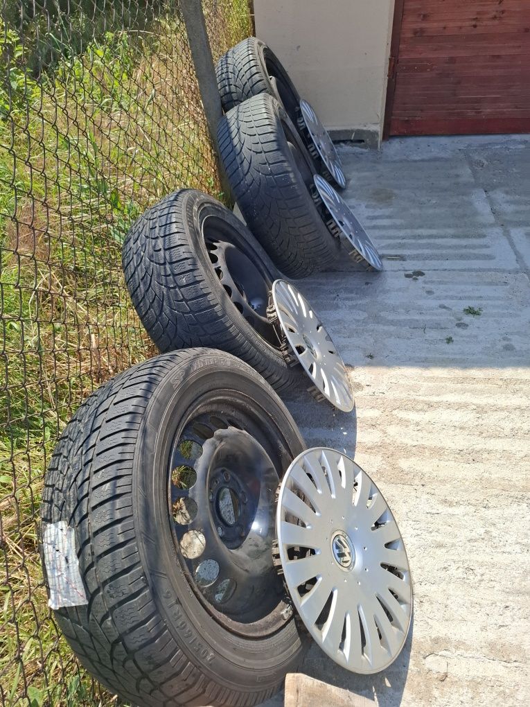 Roti cu capace VW pe 16 inch