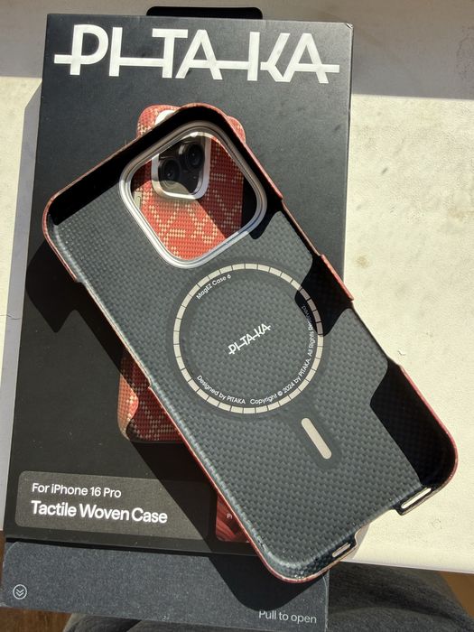 Husa  Pitaka Tactil Woven pentru Iphone 16 Pro