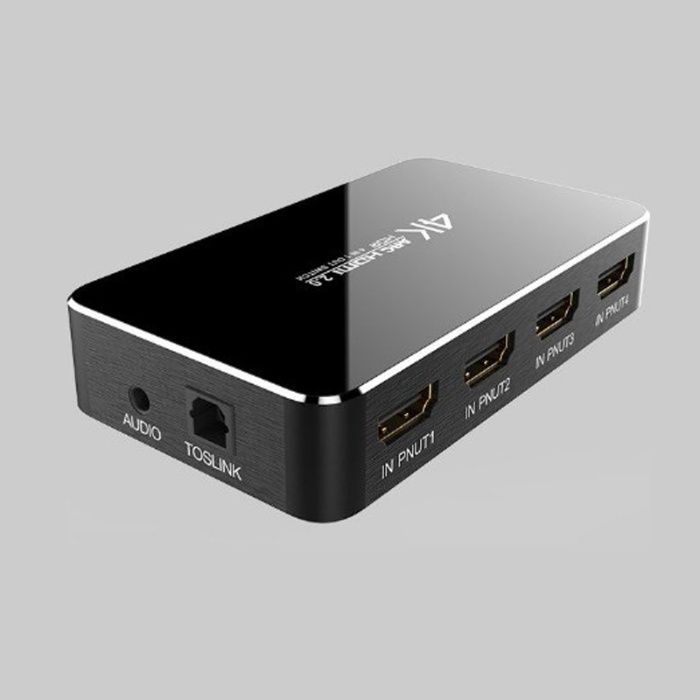 HDMI 4x1 Splitter 4K Ultra HD 2160P + audio + пульт