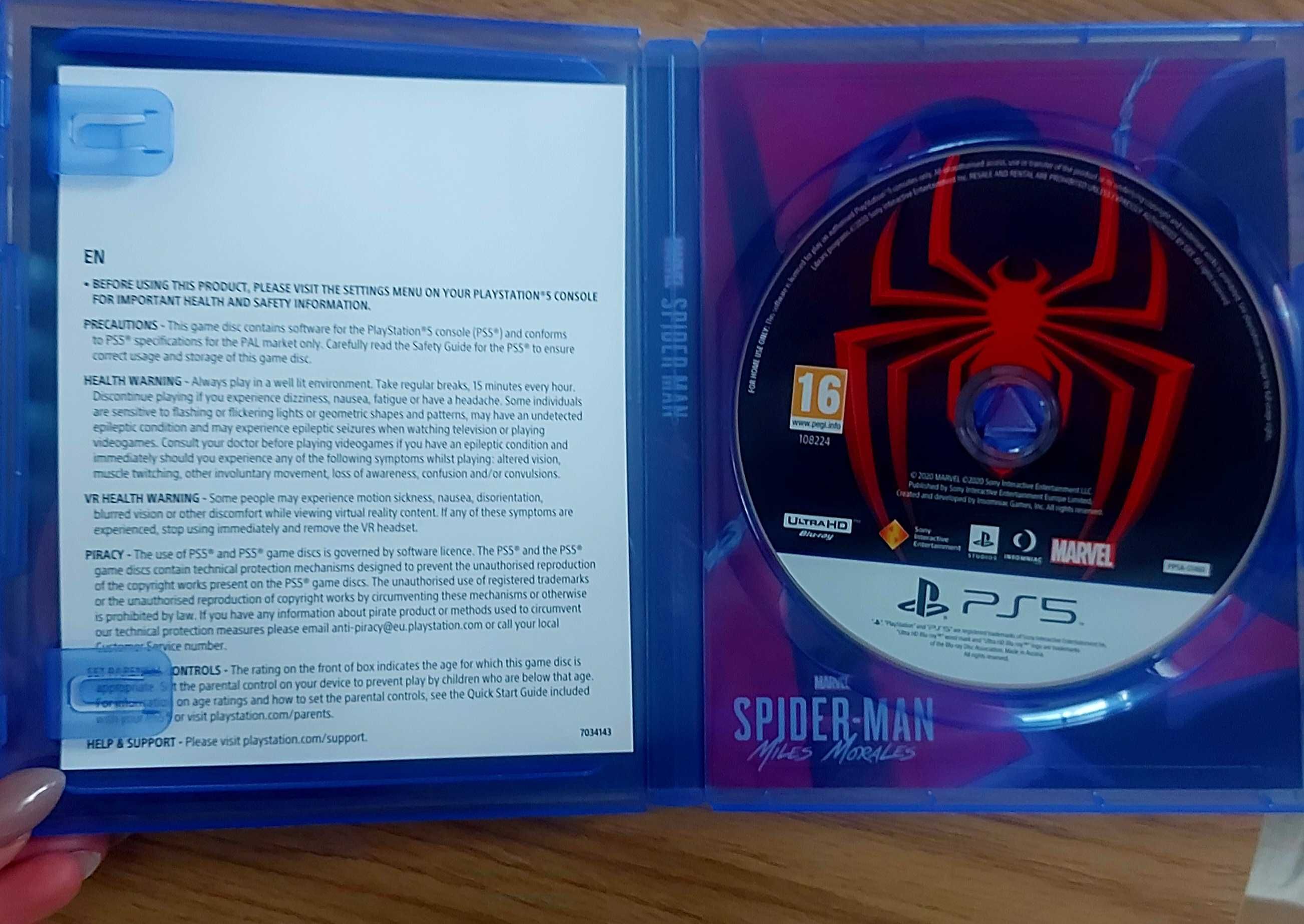 Игра SPIDER - MAN  Miles Morales PlayStation 5 PS5 PS 5