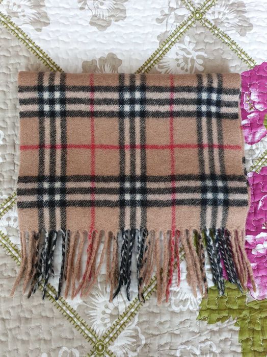 Fular camel carouri lana Burberry