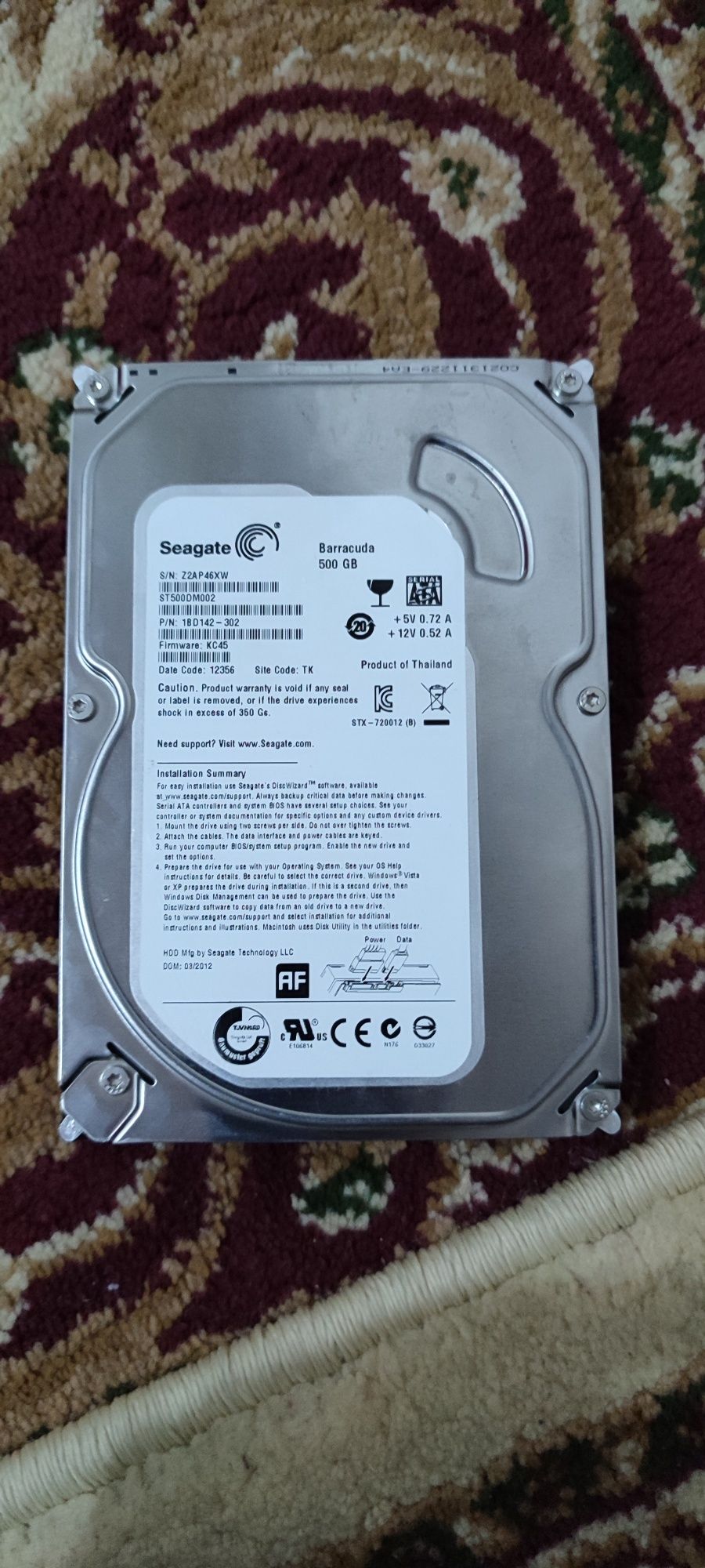 Жёсткий диск Seagate