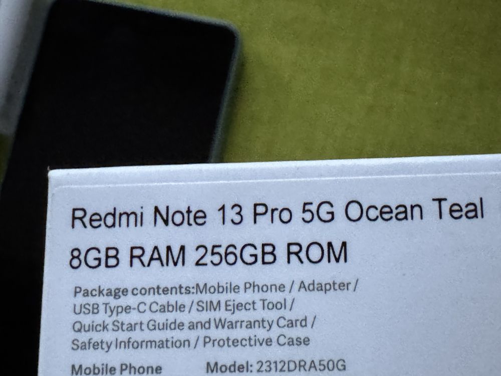 Xiaomi note 13 pro 5g blue