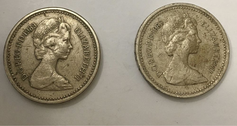 Monede one pound 1983