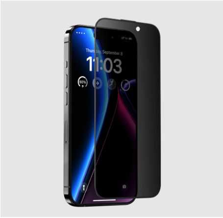 iPhone  12 Pro,  13,  14 pro,  15 pro Стъклен Протектор ANTY SPY