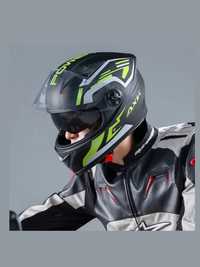 Шлем каска скутер мото матовый глянцевый