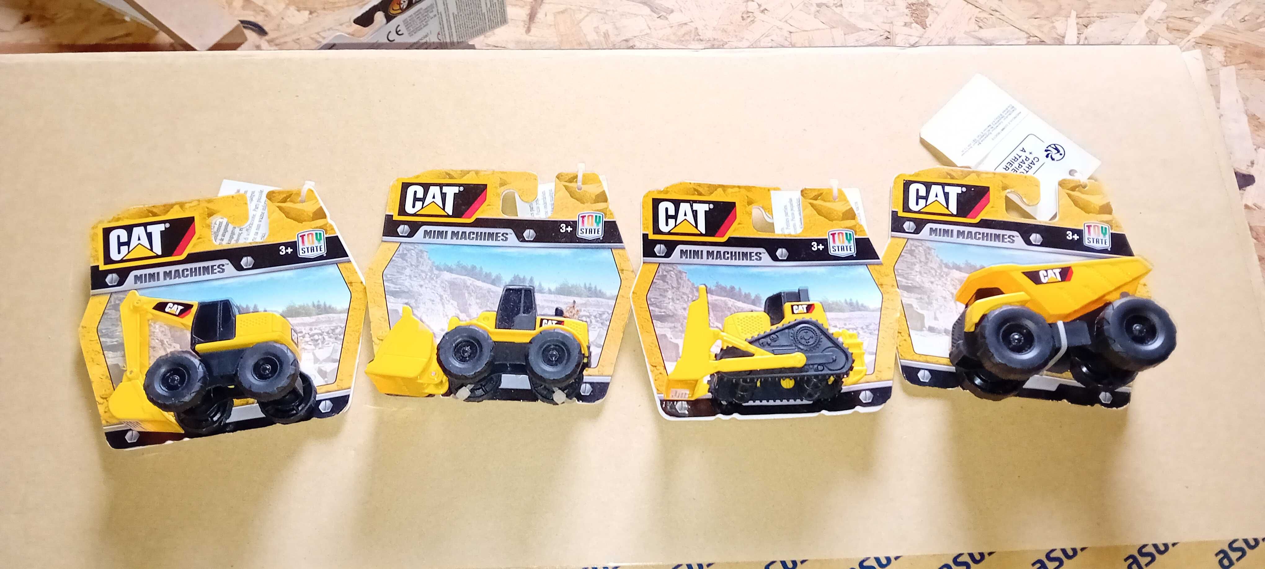 Set 4 masinite copii constructii CAT