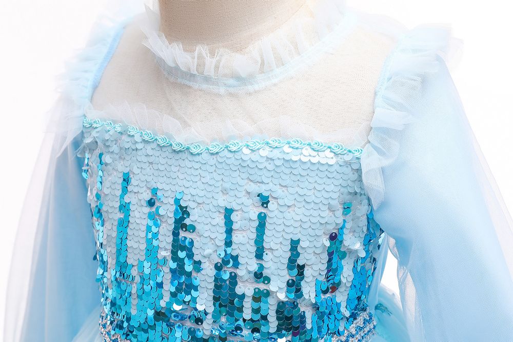 Платье Эльзы 100, 110, 120 рост (3,4,5,6,7 лет)