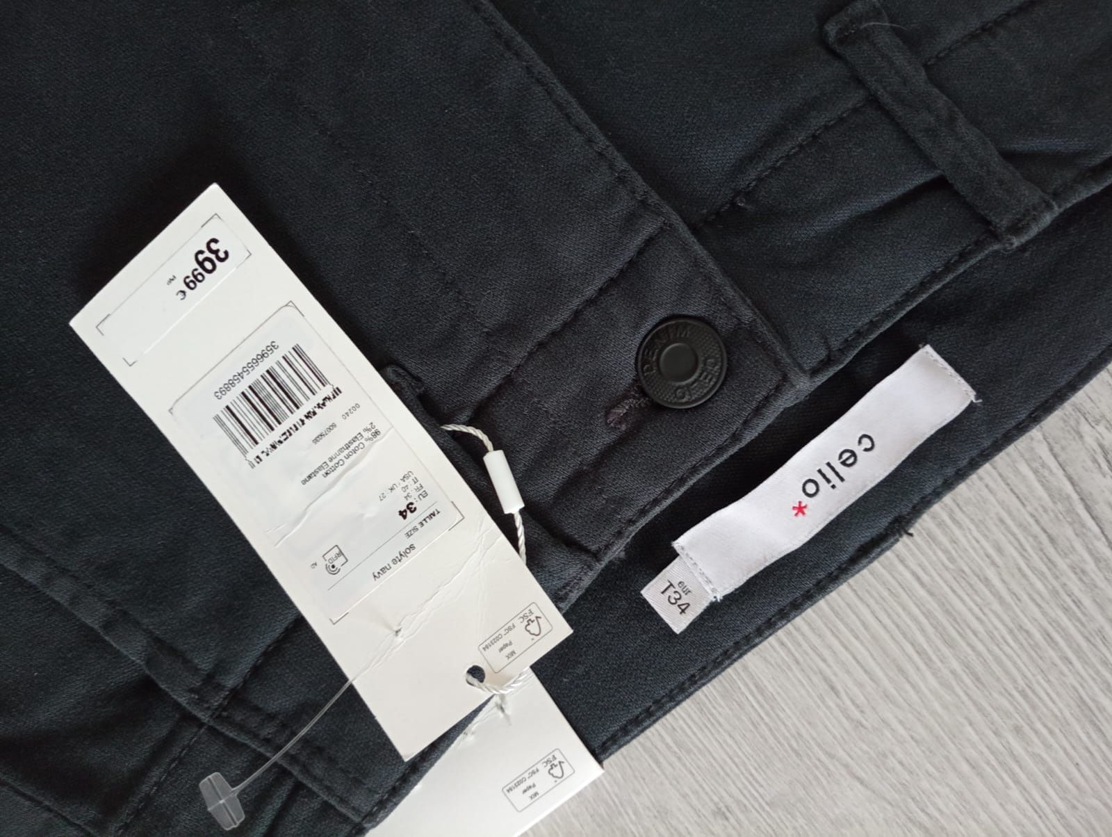 Pantaloni Celio 98% bumbac