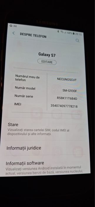 Vand Samsung Galaxy S7