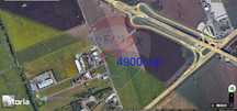 Teren  4,900 mp ,langa centura, zona Stabilus