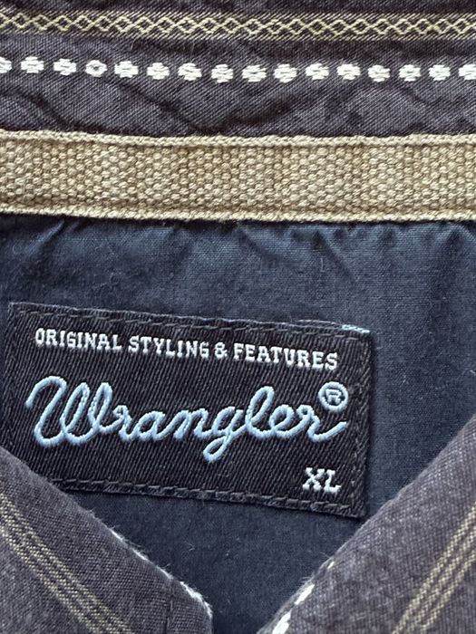 Camasa WRANGLER Maneca Lunga Western Negru Barbati | Marime XL