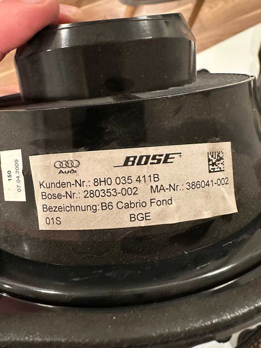 Sistem audio complet Bose Audi A3 8P Facelift