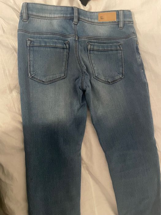Blugi grosi de iarna si Pantaloni trening, marime 134
